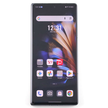 A-ランク nubia Fold 12/256GB ブラック A502ZT Y!mobile版【30日保証】