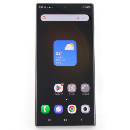 C+ランク Galaxy S23 Ultra 12/256GB Cream SCG20 KDDI版【90日保証】