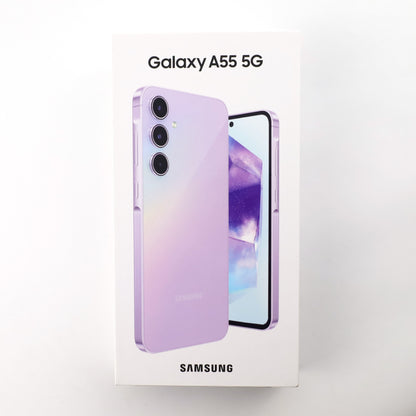 B++ランク Galaxy A55 8GB/256GB AwesomeLilac SM-A556E/DSグローバル版【90日保証】