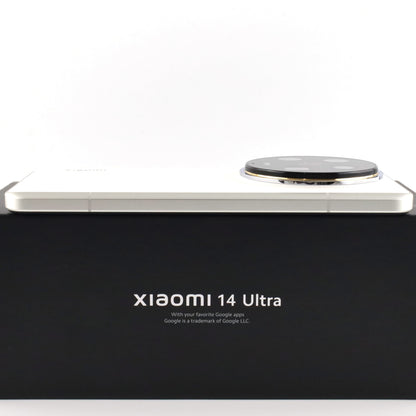 B+ランク- Xiaomi 14 Ultra 16/512GB White 24030PN60G グローバル版【90日保証】