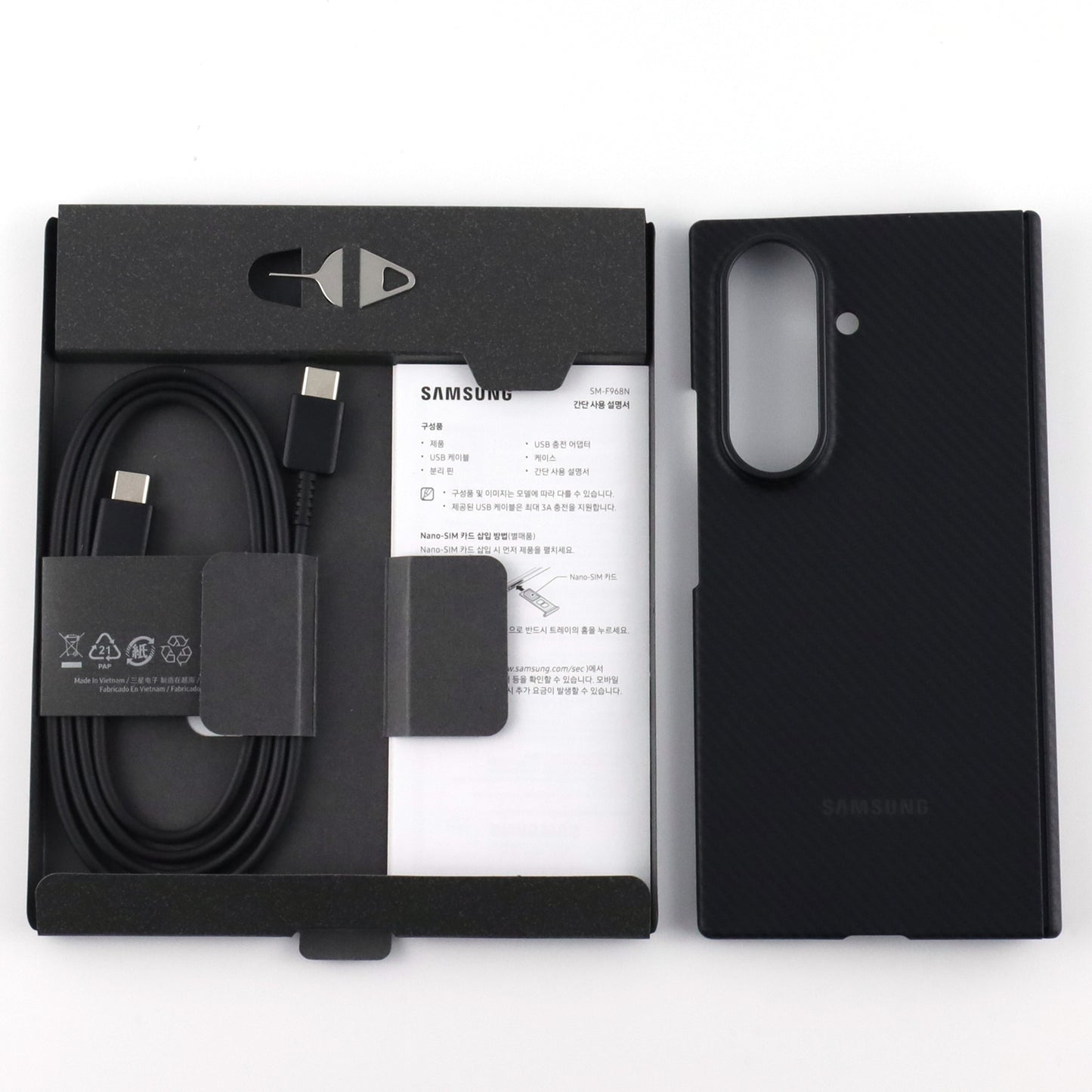 C+ランク Galaxy Z TriFold 16/512GB Black SM-F968N 韓国版【30日保証】
