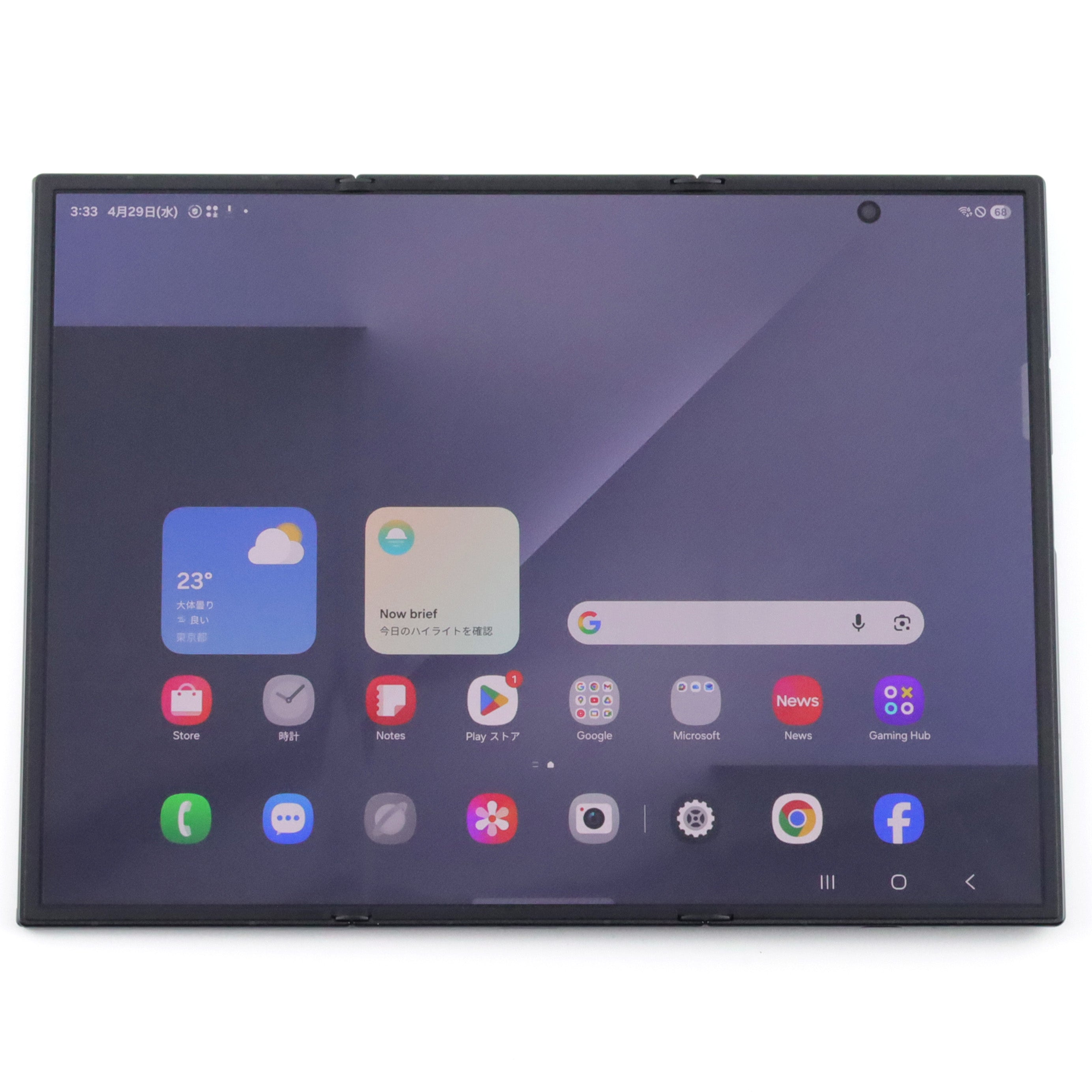 C+ランク Galaxy Z TriFold 16/512GB Black SM-F968N 韓国版【30日保証