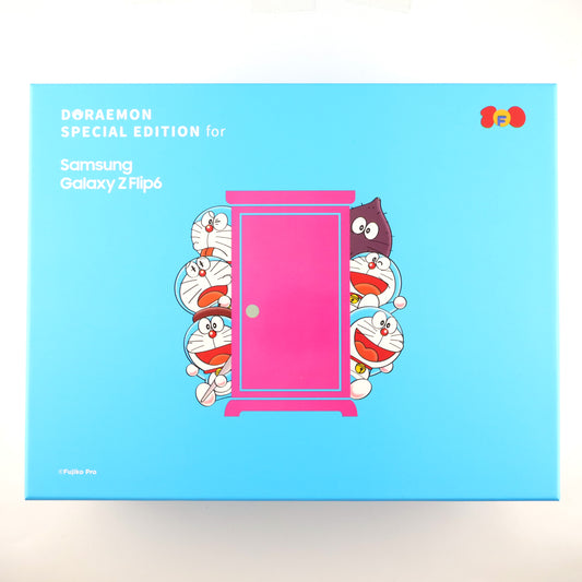 C+ランク Galaxy Z Flip6 12/512GB Blue SM-F7410 ドラえもん DORAEMON SPECIAL EDITION グローバル版【90日保証】