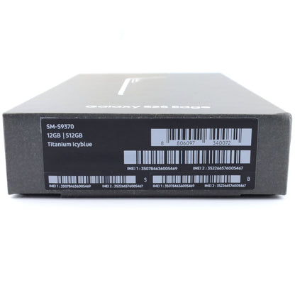 A-ランク Galaxy S25 Edge 12/512GB TitaniumIcyablue SM-S9370 グローバル版【90日保証】