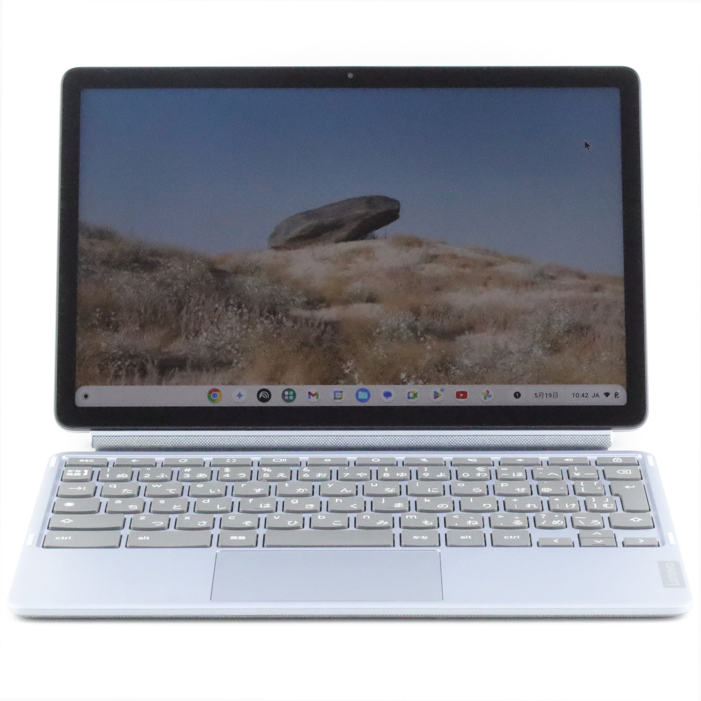 Cランク Lenovo IdeaPad Duet 3 Chromebook 4/128GB MistyBlue 82T6000RJP 11Q727 版【90日保証】