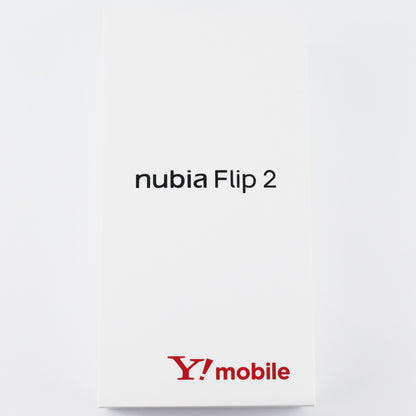 C++ランク nubia Flip 2 6/128GB Blue A404ZT Y!mobile版【30日保証】