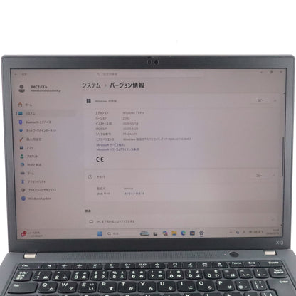ジャンク Lenovo Think Pad X13 Gen 3 16/256GB Black インテル® Core™ i5-1235Uプロセッサー 21BQ-S0N000