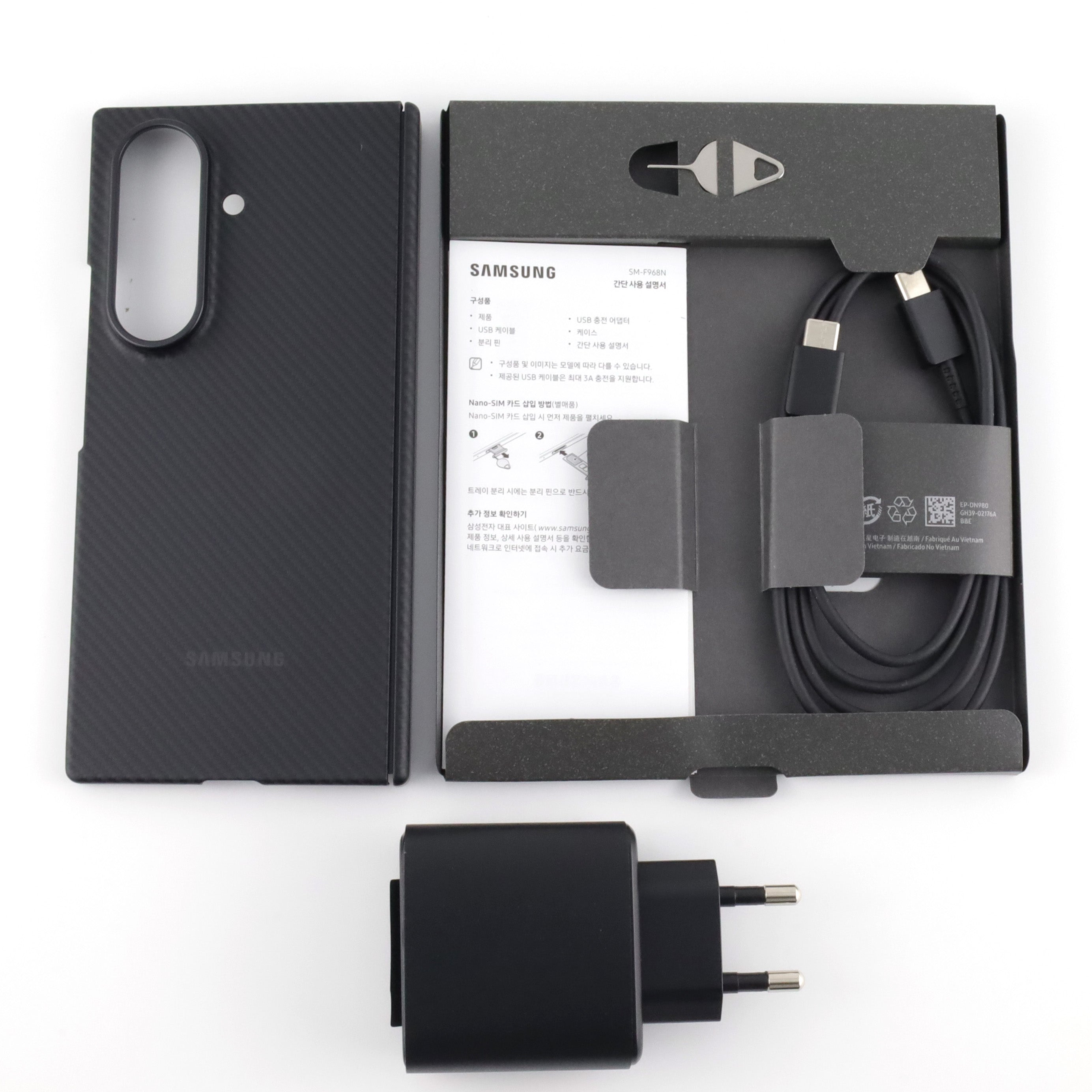 C+ランク Galaxy Z TriFold 16/512GB Black SM-F968N 韓国版【30日保証