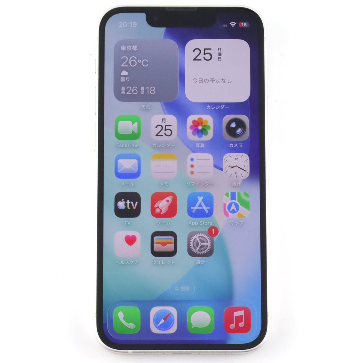 Cランク iPhone 13 mini 256GB スターライト MLK63KH/A A2628 韓国版 