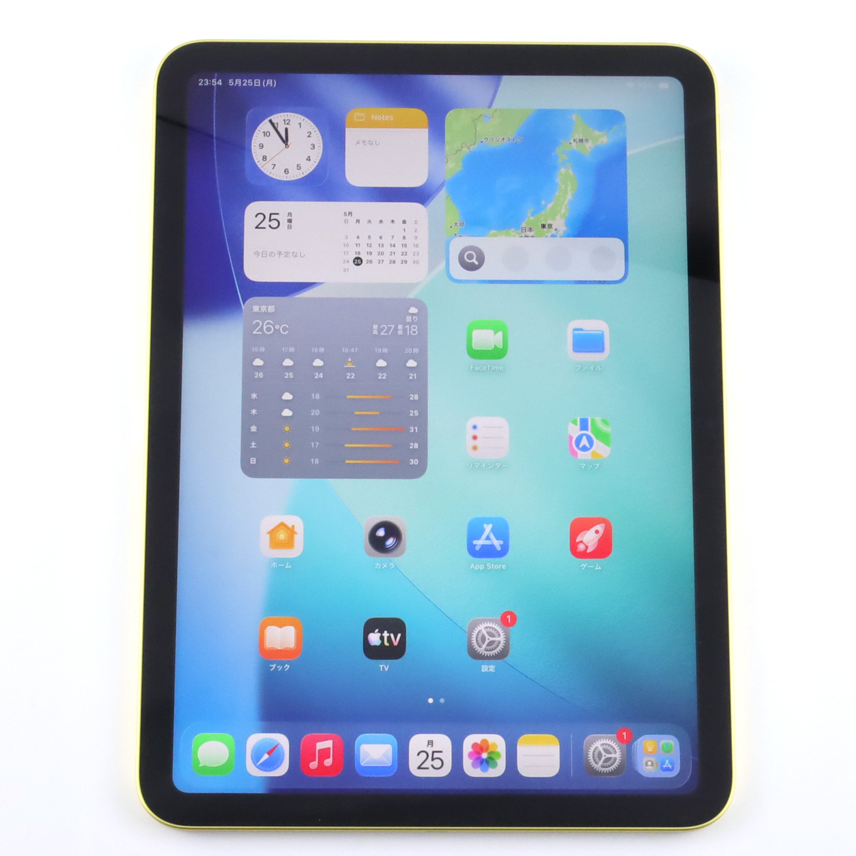 Aランク Apple iPad(A16) Wi-Fi 128GB Yellow MD4D4J/A A3354 国内版