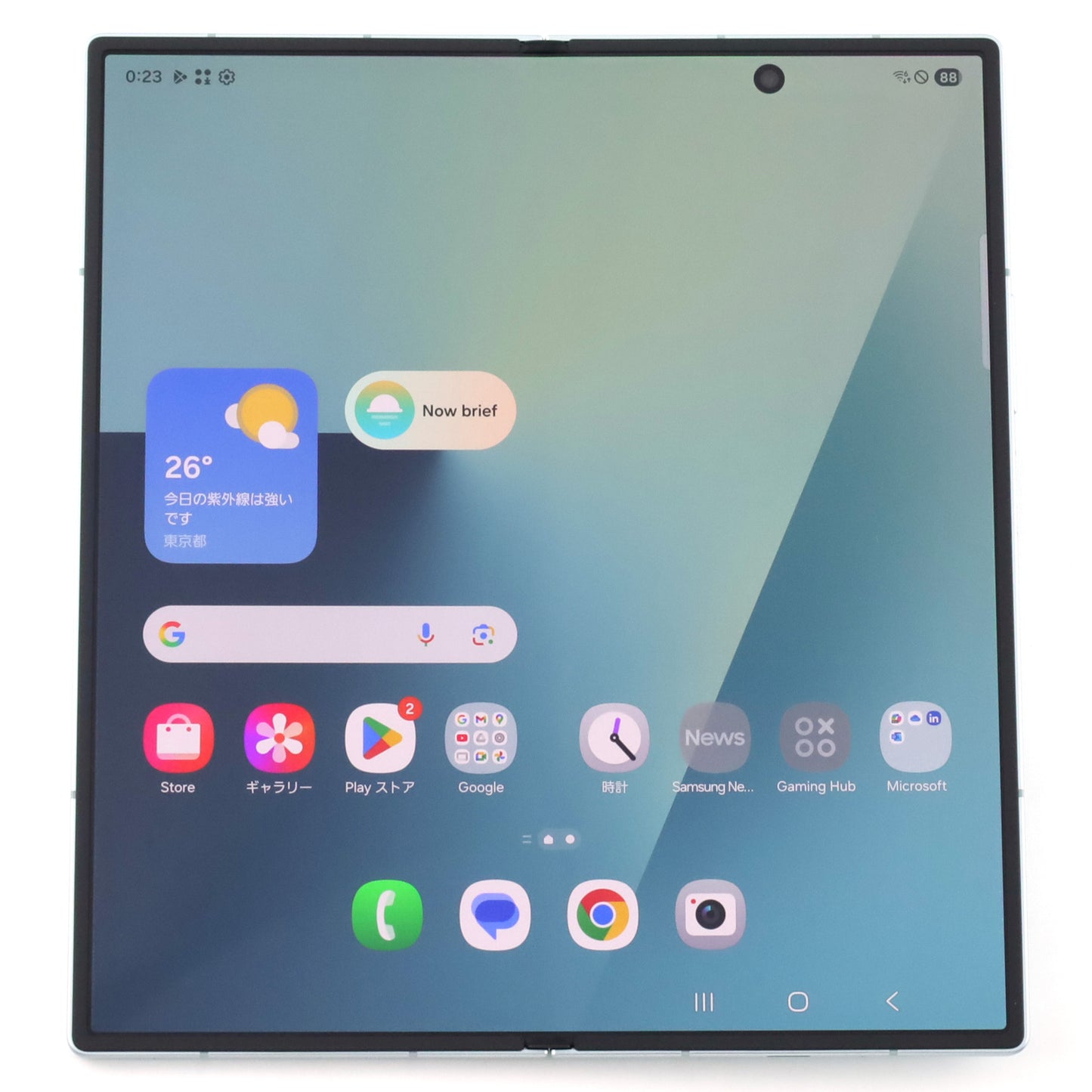 A-ランク Galaxy Z Fold7 12/256GB Mint SM-F966Q 国内Simフリー版【30日保証】