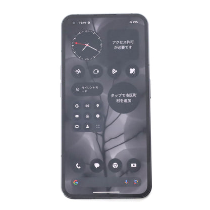 C-ランク Nothing Phone(1) 12/256GB Black A063【90日保証】