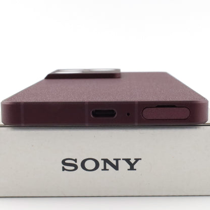 A-ランク SONY Xperia 1Ⅷ 12/256GB GarnetRed XQ-GE74 グローバル版【90日保証】