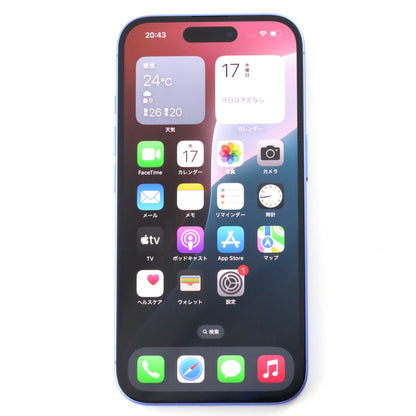 開封未使用 iPhone 16 128GB Ultramarine A3286 MYDU3J/A 国内au版 【90日保証】