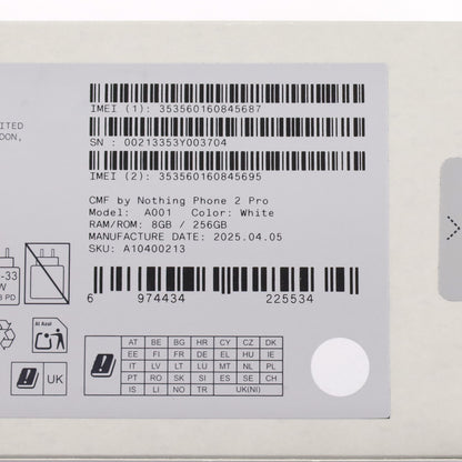 Aランク Nothing Phone 2 Pro 8/256GB White A001 グローバル版【90日保証】