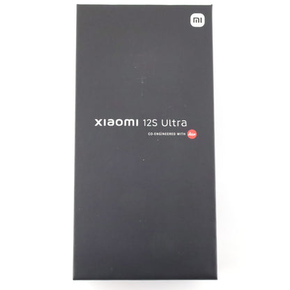 C+ランク Xiaomi 12S Ultra 12/512GB Black 2203121C 中国版【90日保証】