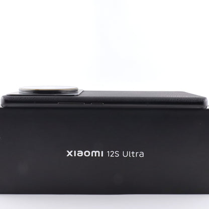 C+ランク Xiaomi 12S Ultra 12/512GB Black 2203121C 中国版【90日保証】