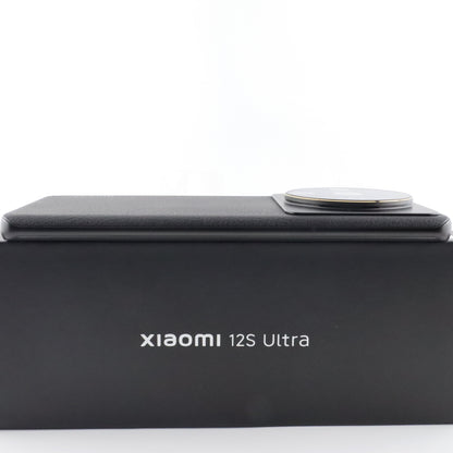 C+ランク Xiaomi 12S Ultra 12/512GB Black 2203121C 中国版【90日保証】