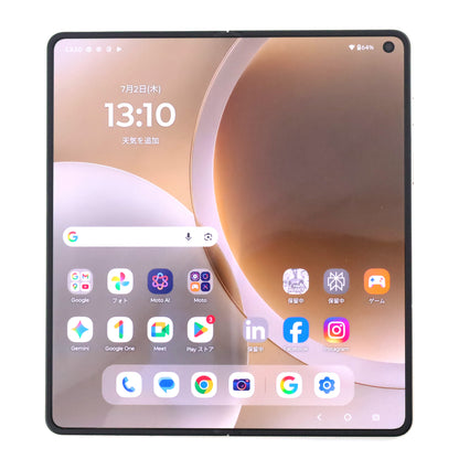 C++ランク motorola razr fold 16/512GB Pantone Lily White XT2651-1 YDM18642341P グローバル版【90日保証】