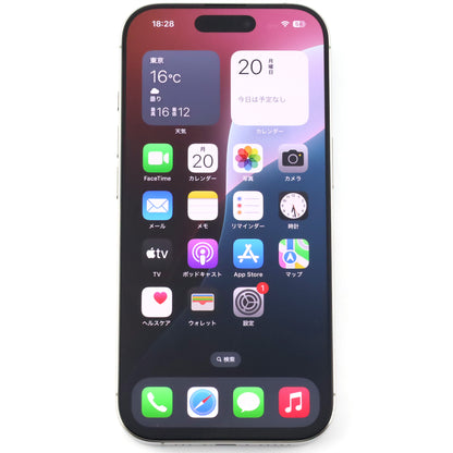 Aランク iPhone 16 Pro 128GB NaturalTitanium A3292 MYMY3J/A 国内版【90日保証】