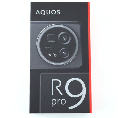 A-ランク AQUOS R9 pro 12/512GB Black SH-54E docomo版【90日保証】