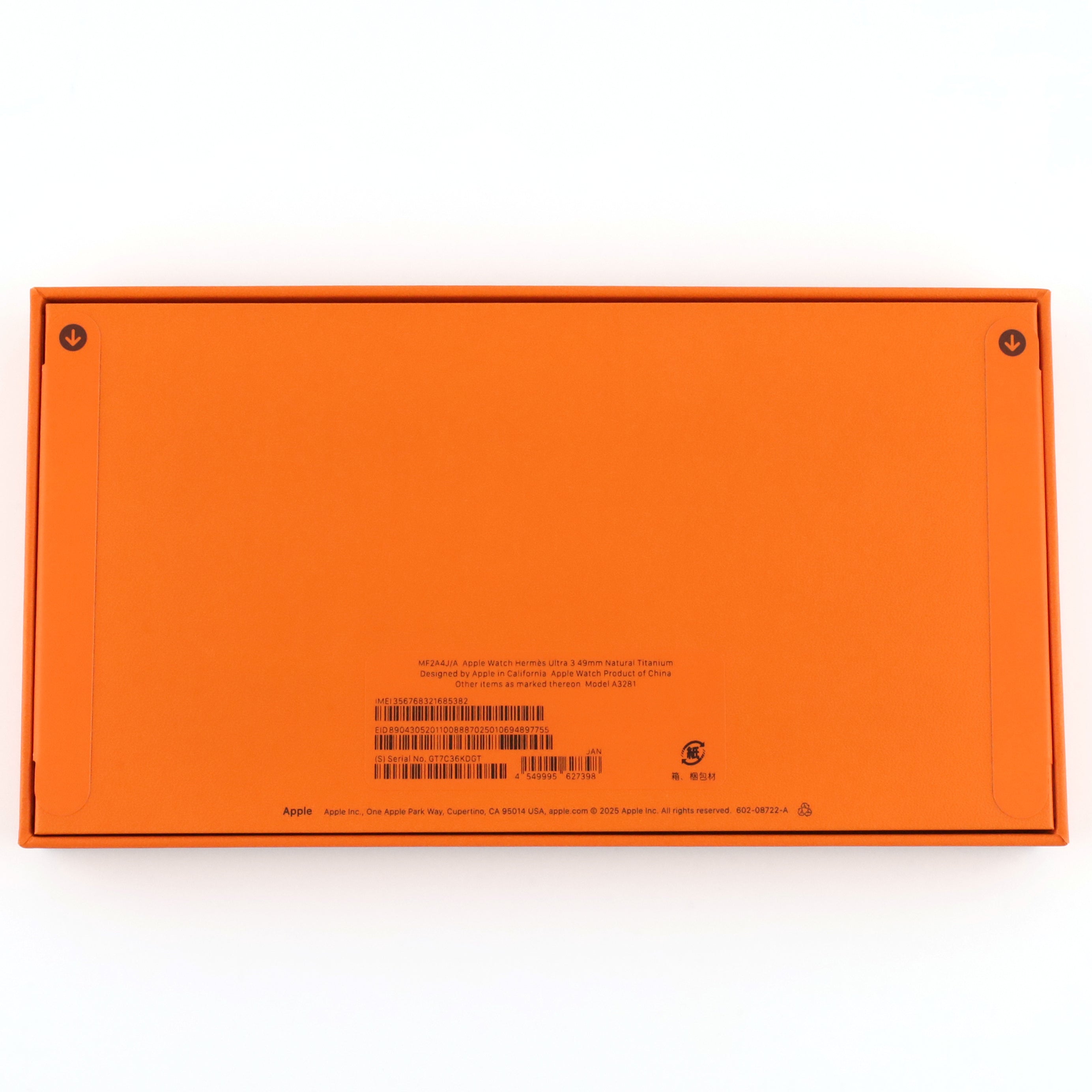 JUNHERMES オレンジMMレフィル未使用 未開封 Apple Watch Hermès Ultra 3 49mm NaturalTitaniumCase