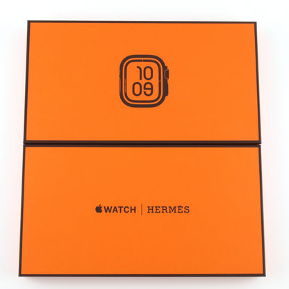 未開封 Apple Watch Hermès Ultra 3 49mm NaturalTitaniumCase/OrangeEnMer MF2A4J/A A3281