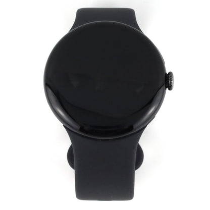 Aランク Google Pixel Watch 4 LTE 45mm MatteBlackアルミケース/Obsidianアクティブバンド G1KAW  国内版【90日保証】