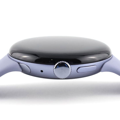 Ａランク Google Pixel Watch 4 LTE 45mm SatinMoonstoneアルミケース/Moonstoneアクティブバンド G1KAW 国内版【90日保証】