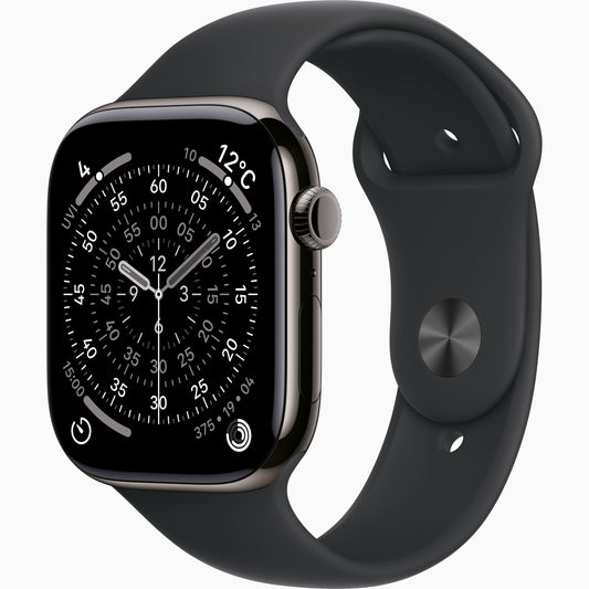 未開封 Apple Watch Series11 GPS+Cellular 46mm スレートチタニウムブラック/ブラックスポーツバンド MFD14J/A A3337